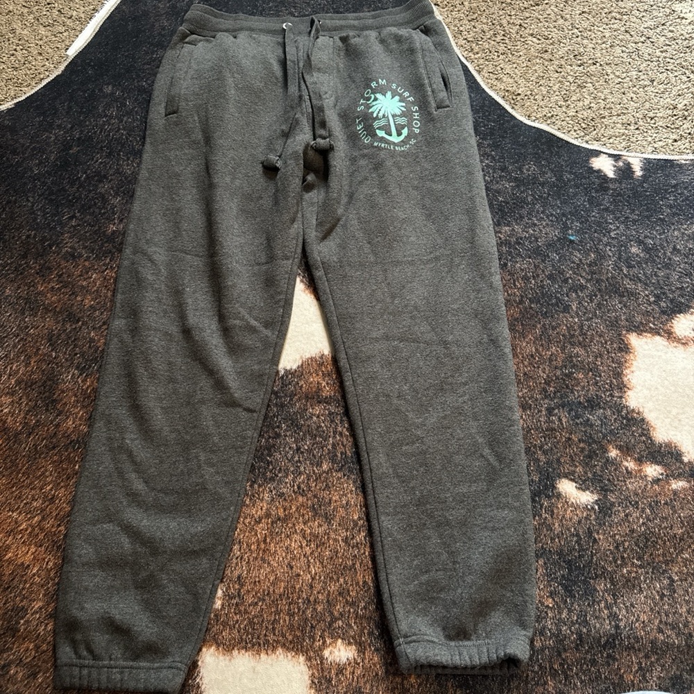 Gray Track Pants